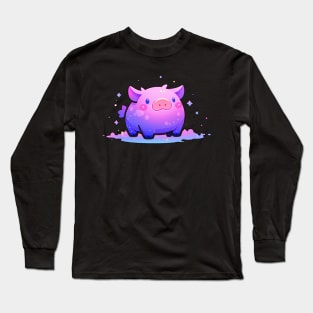 Kawaii Pig! Long Sleeve T-Shirt